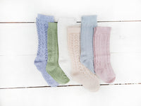 Jasmine Lace Cotton Socks