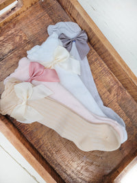 Jessica 4pk Cotton Socks with Bow