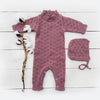 Baby Girl 3 pc Knitted Jumper +Hat + Bow | Grace Knit