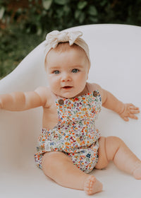 June Reversible Linen Romper