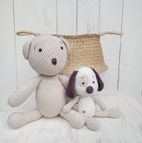 Handmade Crochet Teddy Bear or Puppy Dog Toy