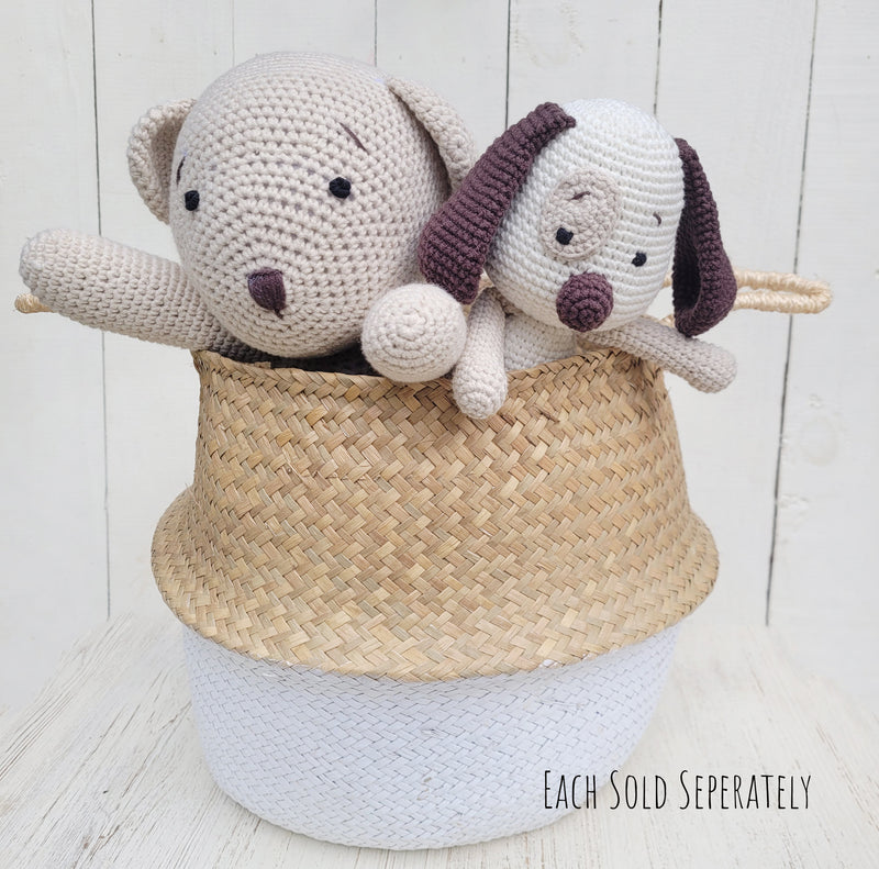 Handmade Crochet Teddy Bear or Puppy Dog Toy