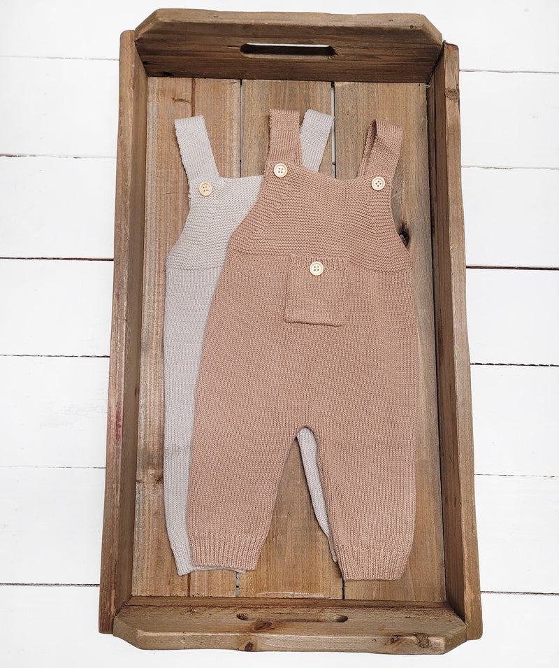 baby Knit overalls Jumper | Ezra