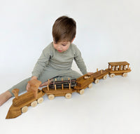 5 piece Wooden Train Set