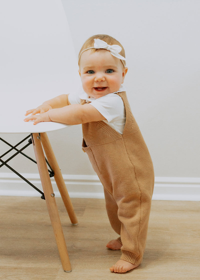 baby Knit overalls Jumper | Ezra