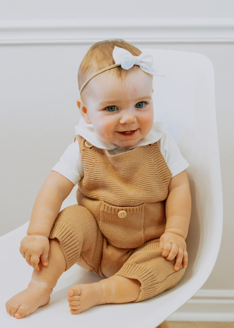 baby Knit overalls Jumper | Ezra