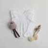 Julia Sleeveless Bubble Romper + Bow