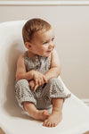 Atticus Gingham Cotton Romper