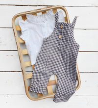 Atticus Gingham Cotton Romper