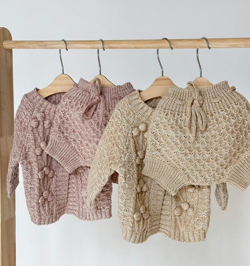 Knitted baby newborn Set |Matalyn 4pc